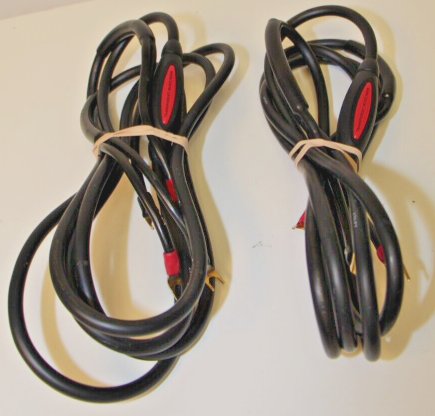 Transparent Audio MusicWave 10ft Speaker Cables (PAIR) Spade to