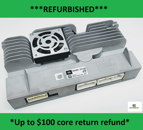 86280-35100 REFURBISHED Toyota 4runner JBL amplifier 2017-2020 with CORE REFUND$