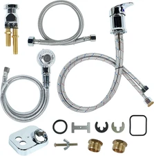 Salon Shampoo Bowl Faucet Vacuum Breaker Kit Spa Beauty Salon Shampoo Bowl Sink 