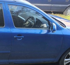 Skoda Octavia VRS MK2 2006-2013 Front Door Driver OS 5dr Estate Blue 9463 BB-A47