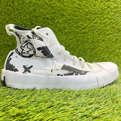 Converse UNT1TL3D High Tear Away Womens Size 7.5 White Athletic Shoes Sneakers
