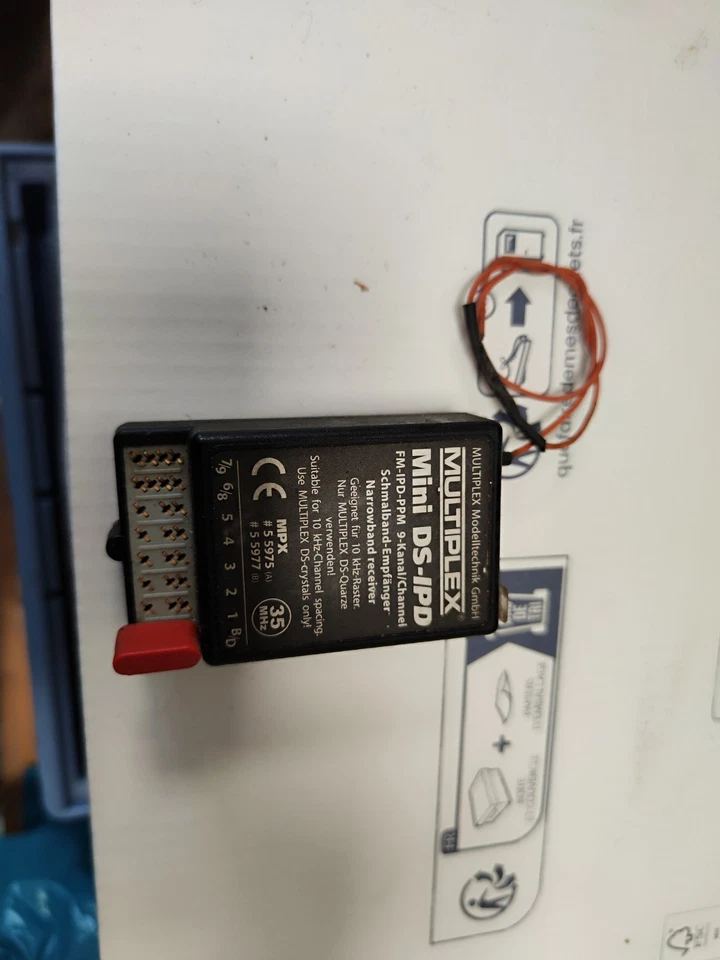 Multiplex Empfänger Mini DS - IPD 9 Kanal + Super Servo PS 3018S, Multi Scout - Bild 2 von 4