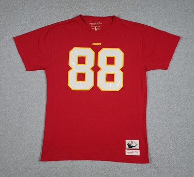 Mitchell & Ness Throwbacks Tony Gonzalez Kansas City Chiefs T-Shirt Sz L NFL 88