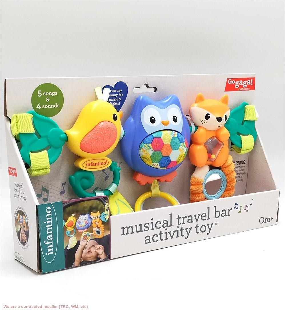 Infantino Go Gaga! Musical Travel Bar Activity Toy
