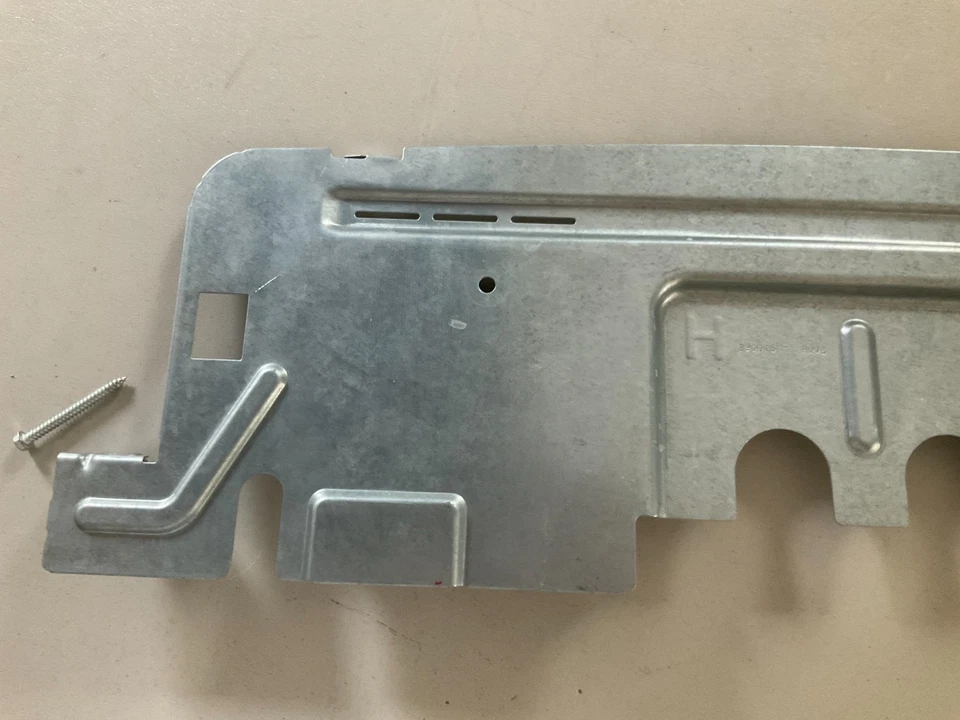 Hotpoint 3.8 cu ft washer, rear control panel cover, used, for GE HTW240ASK6WS - image 2 of 4