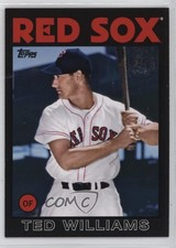 2021 Update 1986 Topps Baseball 35th Anniversary Black /299 Ted Williams HOF lh0