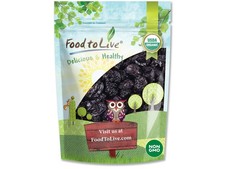 Organic Pitted Prunes - Non-GMO, Kosher, Raw, Vegan - by Food To Live