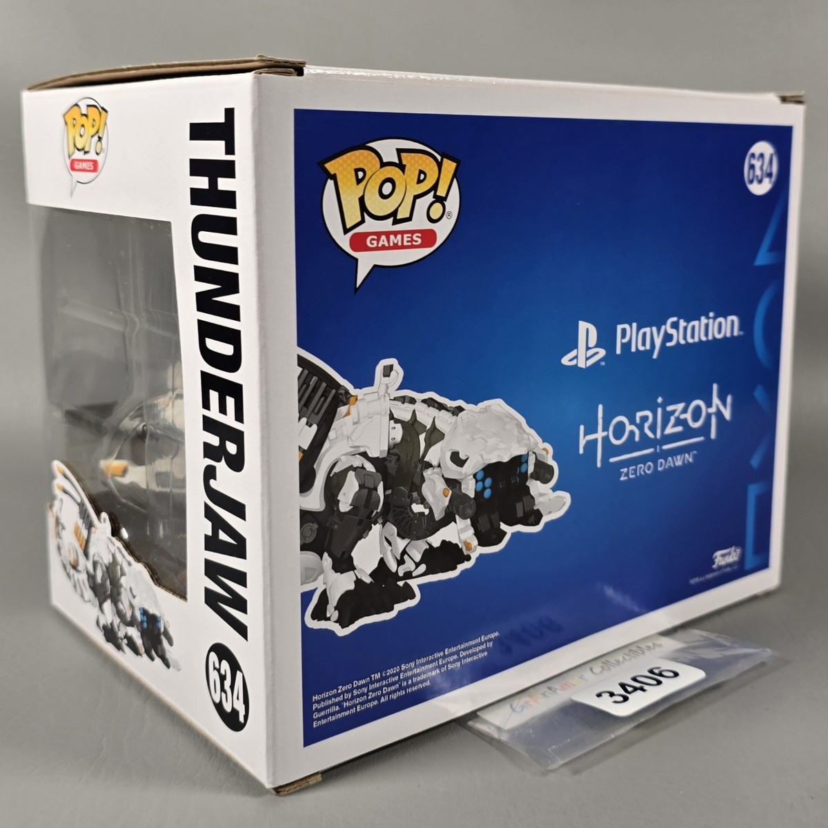 Funko THUNDERJAW #634 Horizon Zero Dawn GameStop Exclusive Super