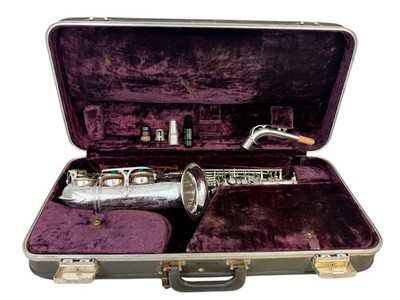Selmer Mark VI 74xxx 5 Digit Silver Plate Alto Saxophone MEDIUM BOW