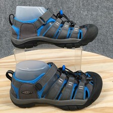 KEEN Newport H2 Sandals Youth 3 Sporty Closed Toe Fisherman 1022839 Blue Gray