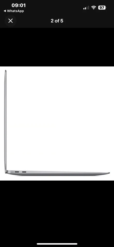 Apple MacBook Air A2179 256GB 8GB RAM 1.1Ghz i3 Space Gray Boxed, photo 2 of 4