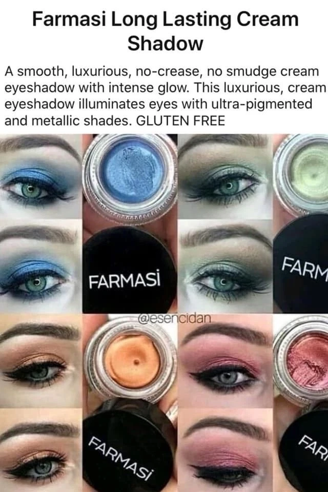 Farmasi Long-last creamy eyeshadow- 03 Orange Pop - Image 4 of 4