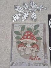 Thinlits Stitch ENCHANTED MUSHROOMS Die Set f...