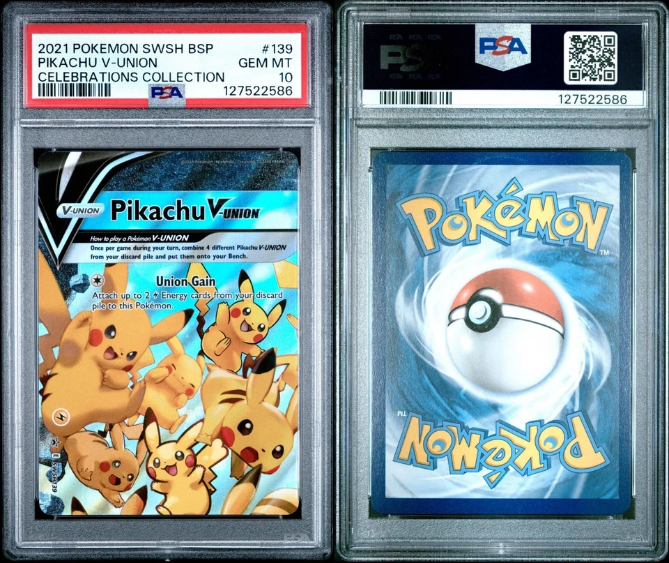 Pikachu V-Union SWSH139 SWSH: Sword & Shield Promo Cards Holo - Image 3 of 3