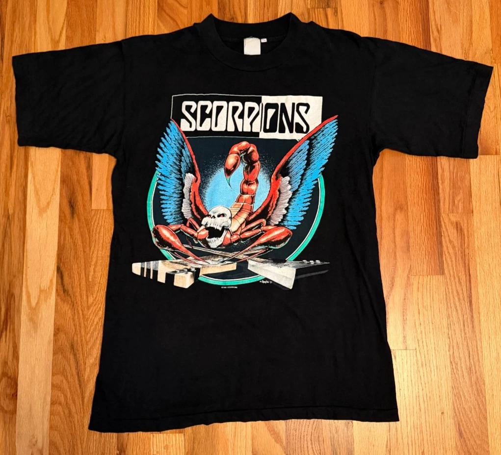 Scorpions Tour T Shirt In Men's T-Shirts for sale | eBay