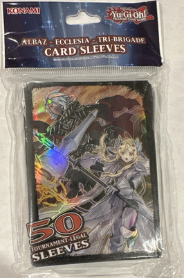 Konami Yu-Gi-Oh! 50 Tournament Card Sleeves Albaz Ecclesia Tri-Brigade