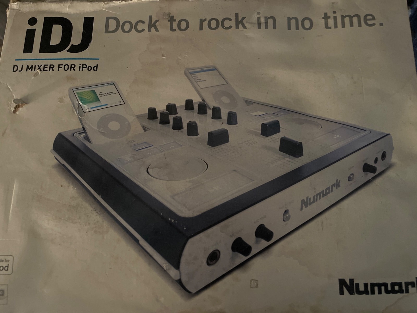 numark iDJ dock to rock in no time /DJ mixer for ipod