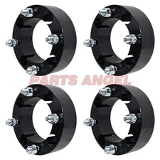 (4) 4x137 2.0 Inch Black Wheel Spacers 12x1.5 Stud for Can Am Maverick X3 Max RR