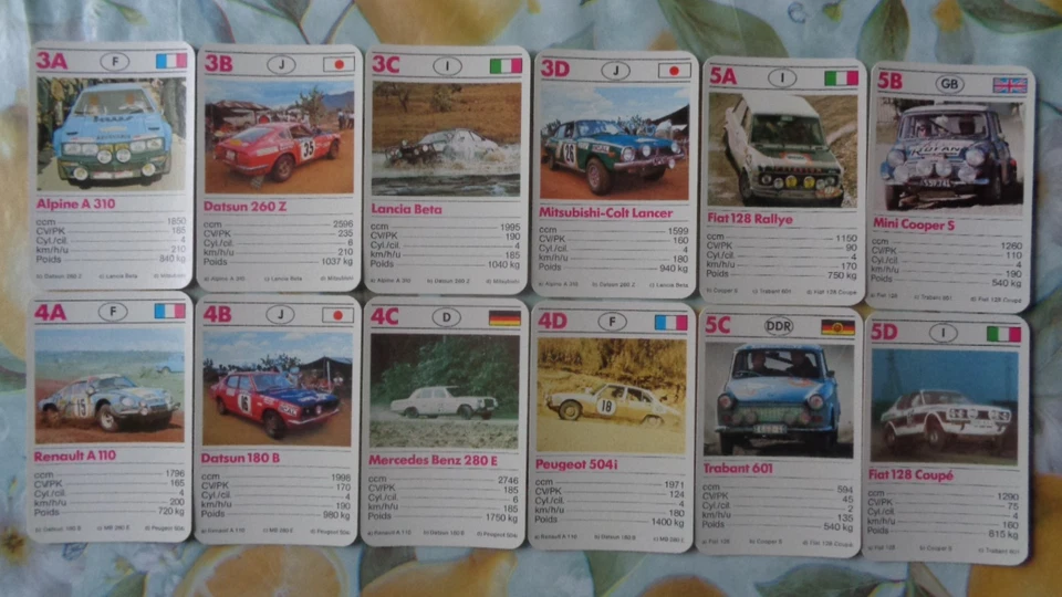 Quartett Motorsport Rallye Snelle Auto`´s - Bild 2 von 3