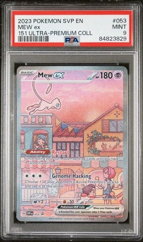 Pokemon TCG Mew EX SVP 053 - 151 Ultra Premium Collection Promo - PSA 9