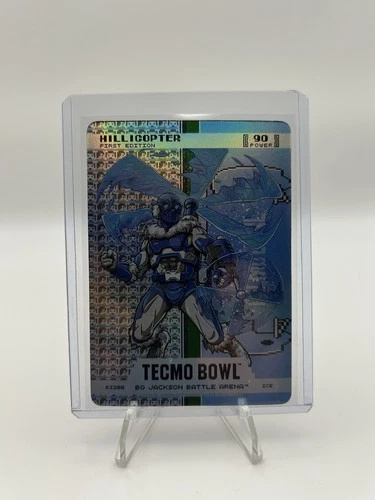 Bo Jackson Battle Arena Tecmo Bowl Hillicopter Endzone Ice Battlefoil Card