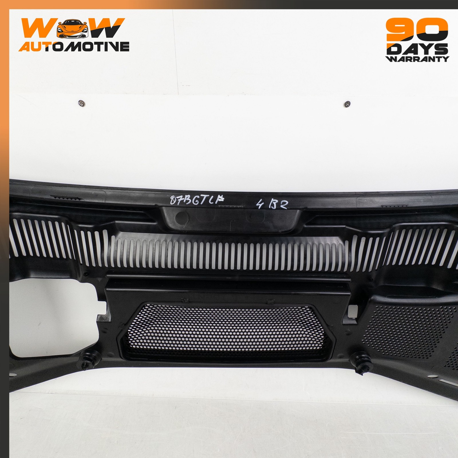 04-13 BENTLEY CONTINENTAL GTC FRONT WINDSHIELD COWL PANEL TRIM COVER BLACK OEM