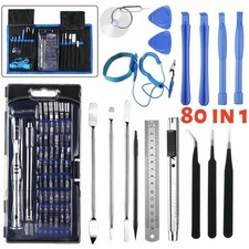 80 IN 1 Repair Opening Tool Kit Screwdriver Set For Phones Tablet PC Electronics