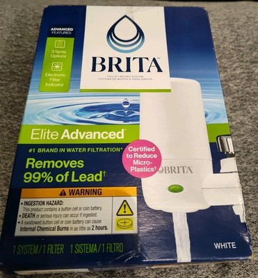 Brita Faucet Mount Water Filter System Multi-Use Tap Water Filter for Kitchens