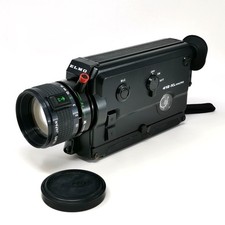 Elmo 412-XL Macro 8mm Film Camera - Vintage Black - Working Condition Unknown