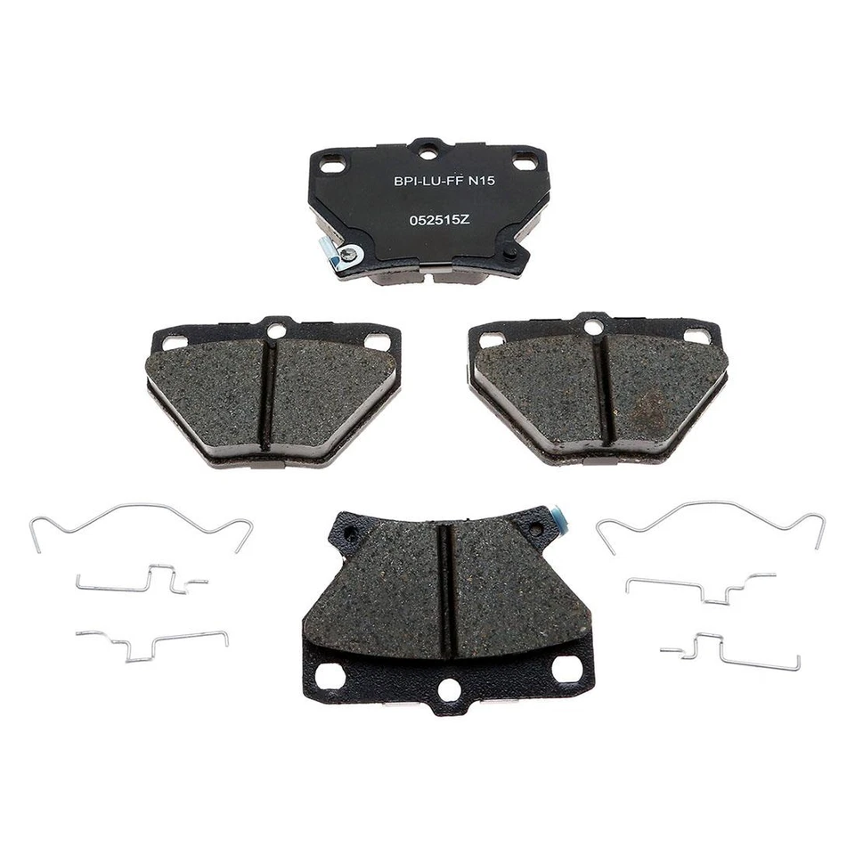 Rotores de freno delanteros traseros y pastillas de freno de cerámica para Toyota Celica 2000-2005 Foto 3 de 4