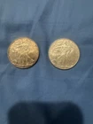 2x 2009 American Silver Eagle 1 oz .999 Fine Silver $1 Coin BU