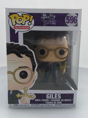 Funko POP! Television Buffy the Vampire Slayer Rupert Giles #596 DAMAGED BOX