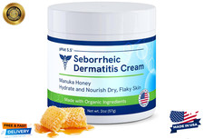Seborrheic Dermatitis Cream   Manuka Honey, Coconut Oil  Aloe Vera Relief