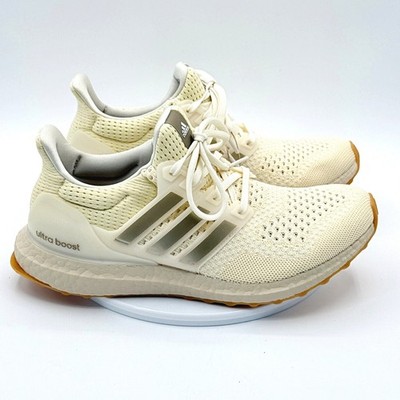 Adidas Ultraboost 1.0 Size 7 Womens Off White/Metallic/Vanilla JS1265, NEW