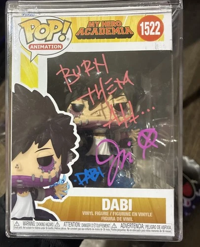 Funko Pop! Vinyl: My Hero Academia - Dabi #1522 Autographed By Jason Liebrecht