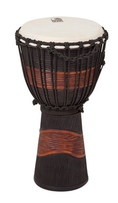 Toca Street Djembe 10'' - Medium TSSDJ-MB - Black Stain