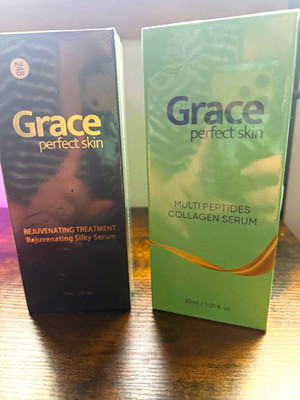 Grace Perfect Skin Rejuvenating Peptides Collagen Face Serum Set 30ml 2pc