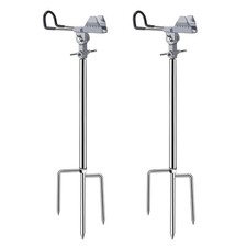 Fishing Rod Holders for Bank Fishing, 360 Degree Adjustable Fishing Pole Hold...