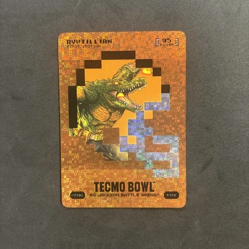 2026 Tecmo Battle Arena RYPTILLIAN Helmet Icon #HI191 First Edition Fire SSP
