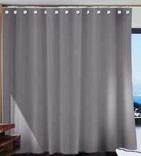 Room Divider Now Premium Room Divider Curtain, 8' Tall x 15' Wide (slate gray) 