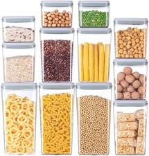 Pop Airtight Food Storage Containers with Lids for Kitchen Pantry