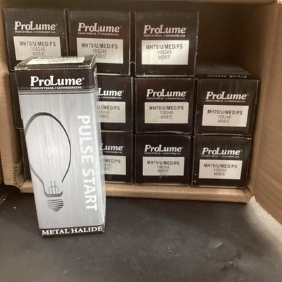 Lot of 12 Halco ED17 ProLume - Lighting Technologies - MH70/U/MED/PS PROLUME New