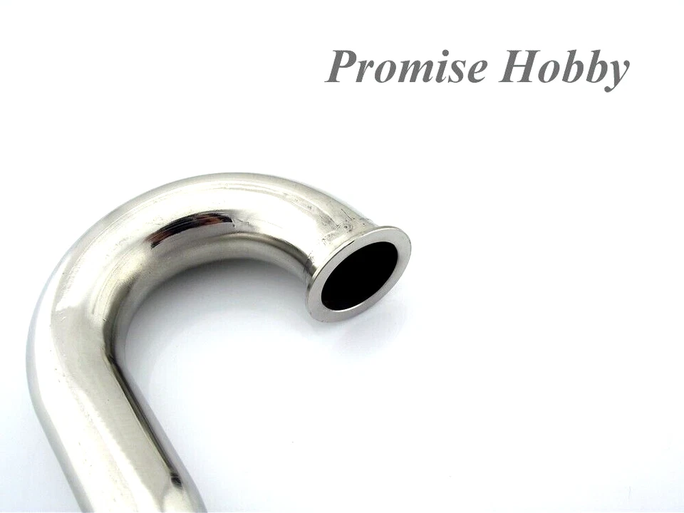 Stainless Steel Wrap to Center Header & Flange  for Zenoah Marine Engine RC Boat - Image 4 of 4