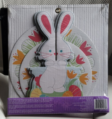 NIOP Wilton Bunny Treat and Egg Stand Easter Cupcakes 2-Tier Stand Cardboard