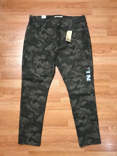 Levis Jeans 311 Shaping Skinny Womens 22W Camouflage Tummy Slimming Mid Rise New