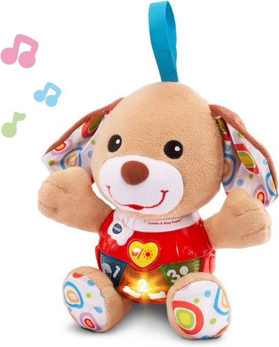 Soft and Textured Puppy Toy with Portable Design for On-the-Go Fun - Picture 5 of 9