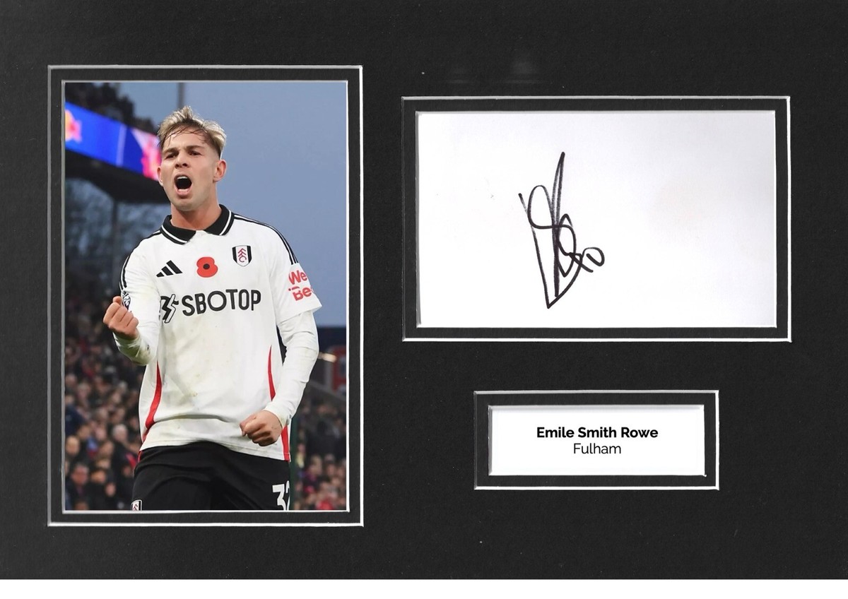 EMILE SMITH ROWE サイン Fulham FC - Fulham Sign Smith Rowe