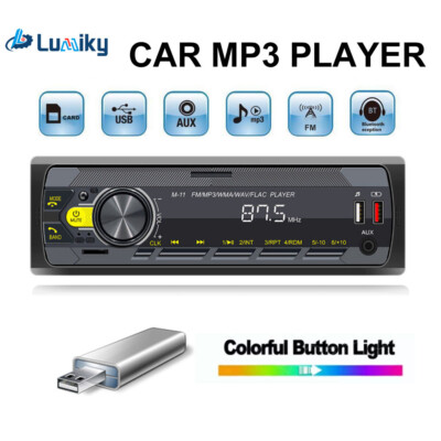 Autoradio MP3 Player Bluetooth Freisprecheinrichtung USB 2.0 AUX-IN Hifi FM 1DIN
