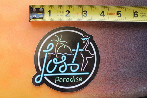 ...LOST Enterprises Mayhem Surfboards Paradise Neon Flamingo Surfing STICKER