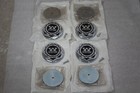 NEW OLD STOCK (NOS) WESTERN WHEELS  Wire Wheel Center caps , 3" wide , SET OF 4